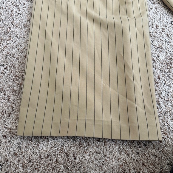 La Ligne for Target Beige Pinstripe Wide Leg Pants Elastic Waist Women’s Size 1X - Picture 13 of 15